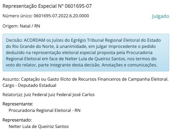 NOTA À IMPRENSA