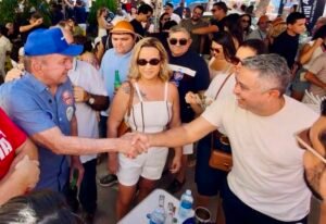Presença de Nelter Queiroz na Feirinha de Sant’Ana reforça fortalecimento político em Caicó com apoio do prefeito Dr. Tadeu