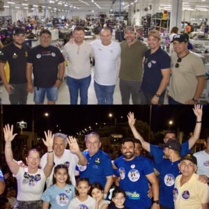 Nelter Queiroz recebe apoio de empresários em Serra Negra do Norte e participa de agenda política em Alto do Rodrigues